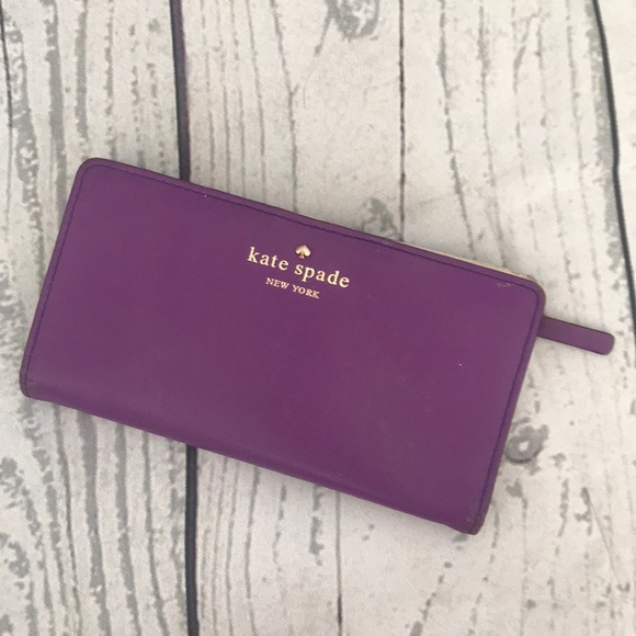 kate spade Handbags - Kate Spade Purple Wallet
